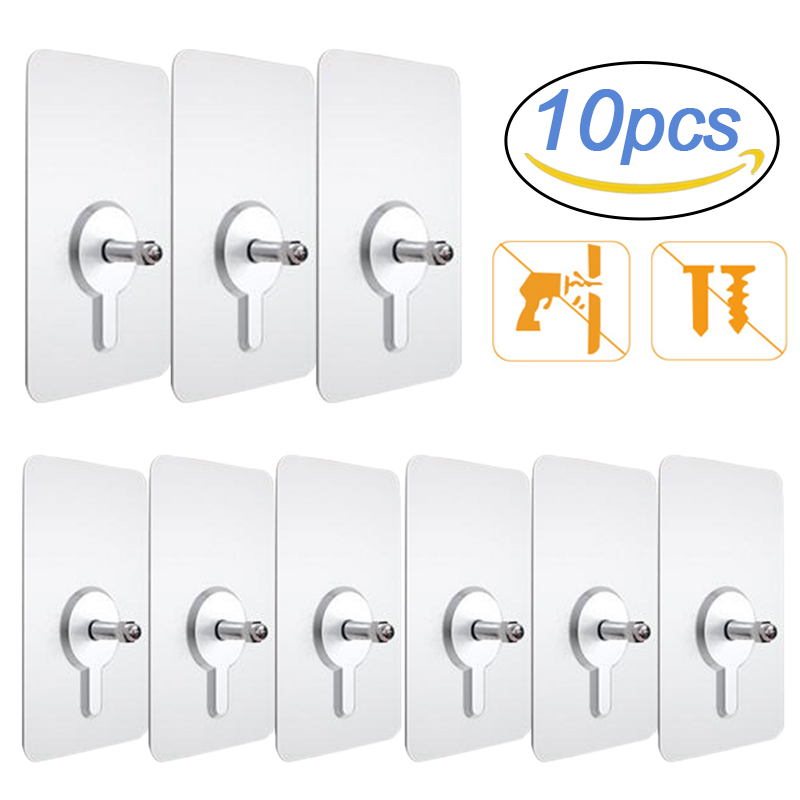 Kitchen Appliances Cabinet - 10Pcs 선반 접착제 벽 후크 지우기