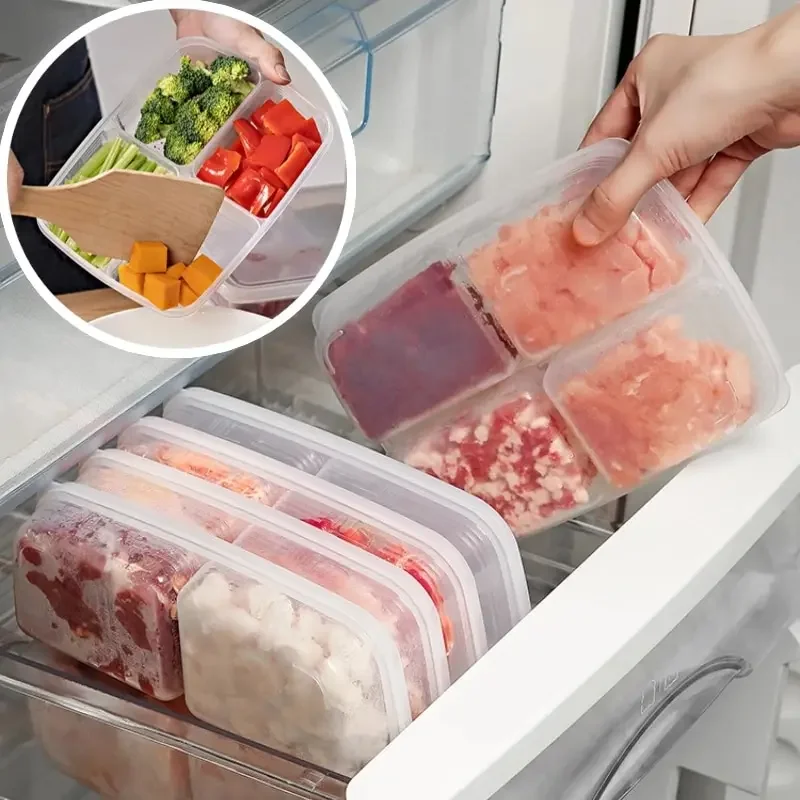 Kitchen Appliances Manufacturers - 4 그리드 식품 보관 상자 휴대용