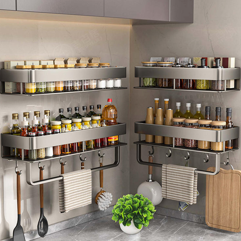 Kitchen Appliances Cabinet - 알루미늄 주방 랙 주방 선반 화장실