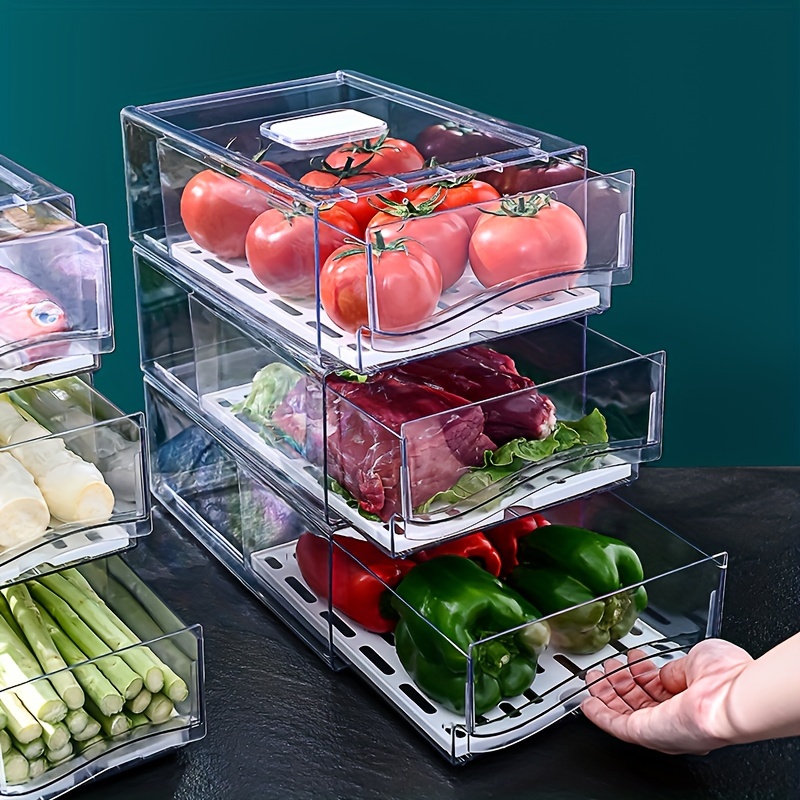 Kitchen Appliances Manufacturers - 1pc주방 냉장고 보관 상자 서랍 유형