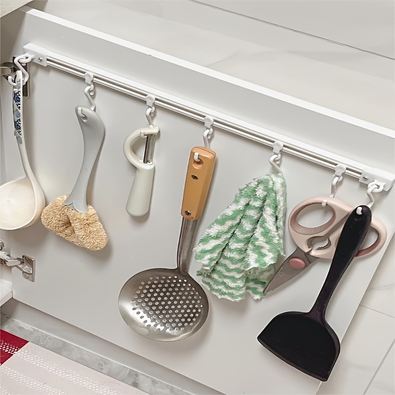 40cm 무타공 주방용품 걸이, 다용도 슬라이딩 접착식 - Kitchen Appliances Cabinet 리뷰 및 가격