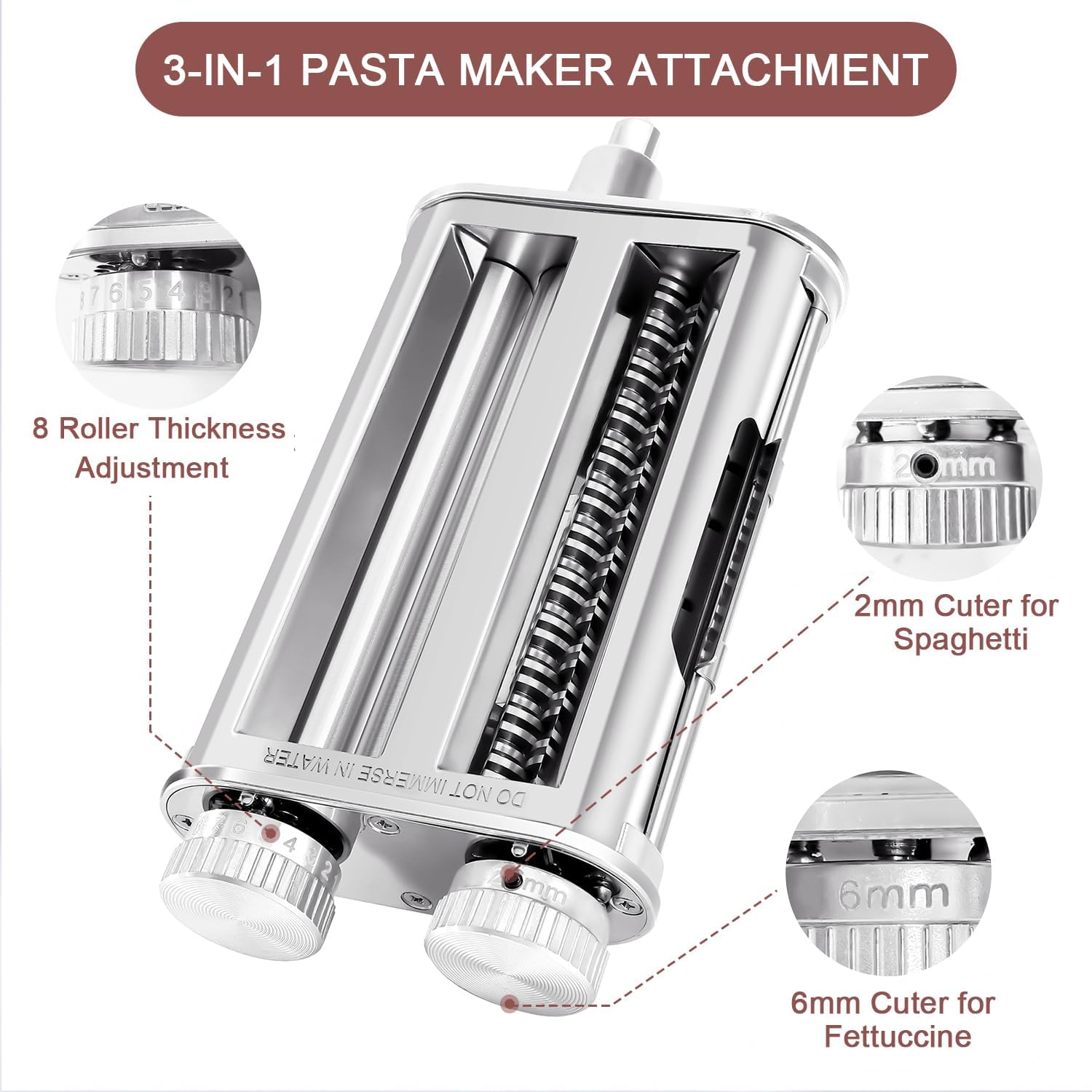 키친에이드 믹서 3-in-1 파스타 롤러 커터 부착물, - Kitchen Appliances Manufacturers 리뷰 및 가격