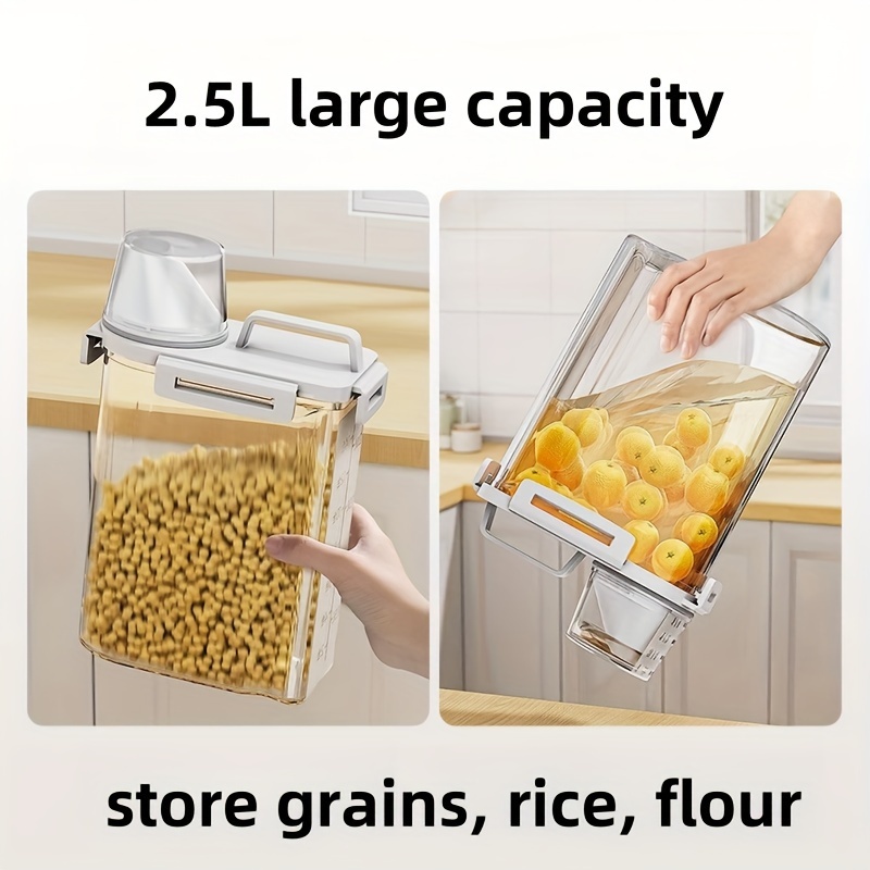 1pc 저장 용기, 뚜껑이 있는 가정용 방충 및 방습  - Kitchen Appliances Manufacturers 리뷰 및 가격