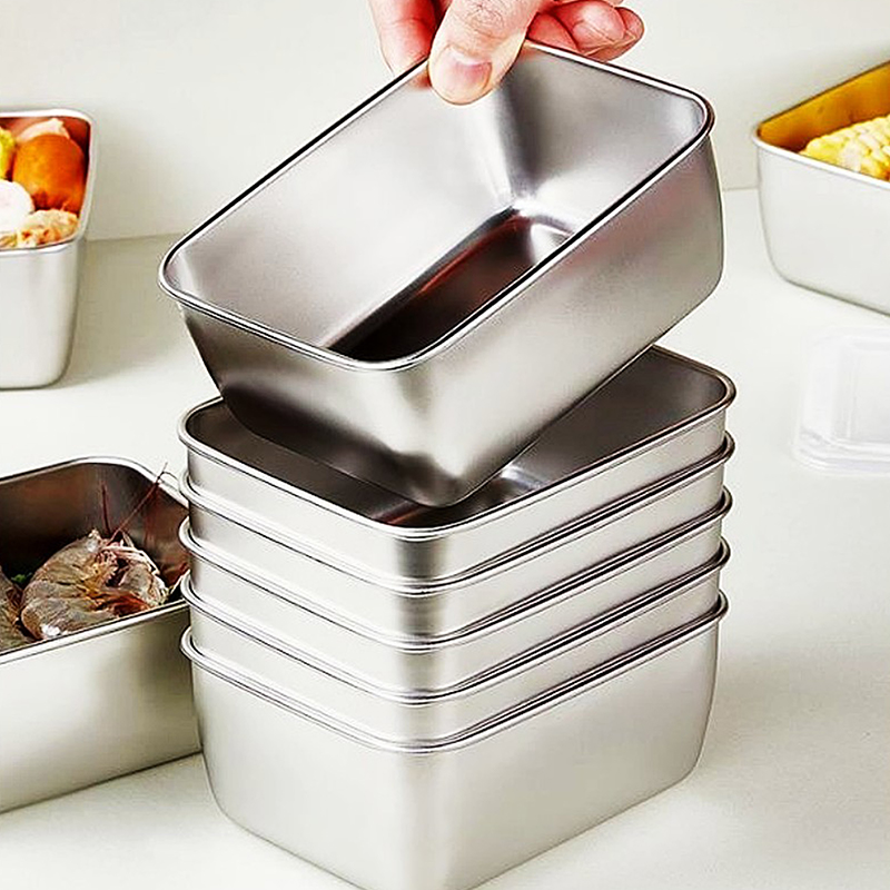 플라스틱 뚜껑이 있는 스테인리스 스틸 냉장고 식품 보관 - Kitchen Appliances Manufacturers 리뷰 및 가격