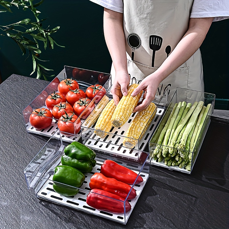 1pc주방 냉장고 보관 상자 서랍 유형 신선 유지 상자 - Kitchen Appliances Manufacturers 리뷰 및 가격