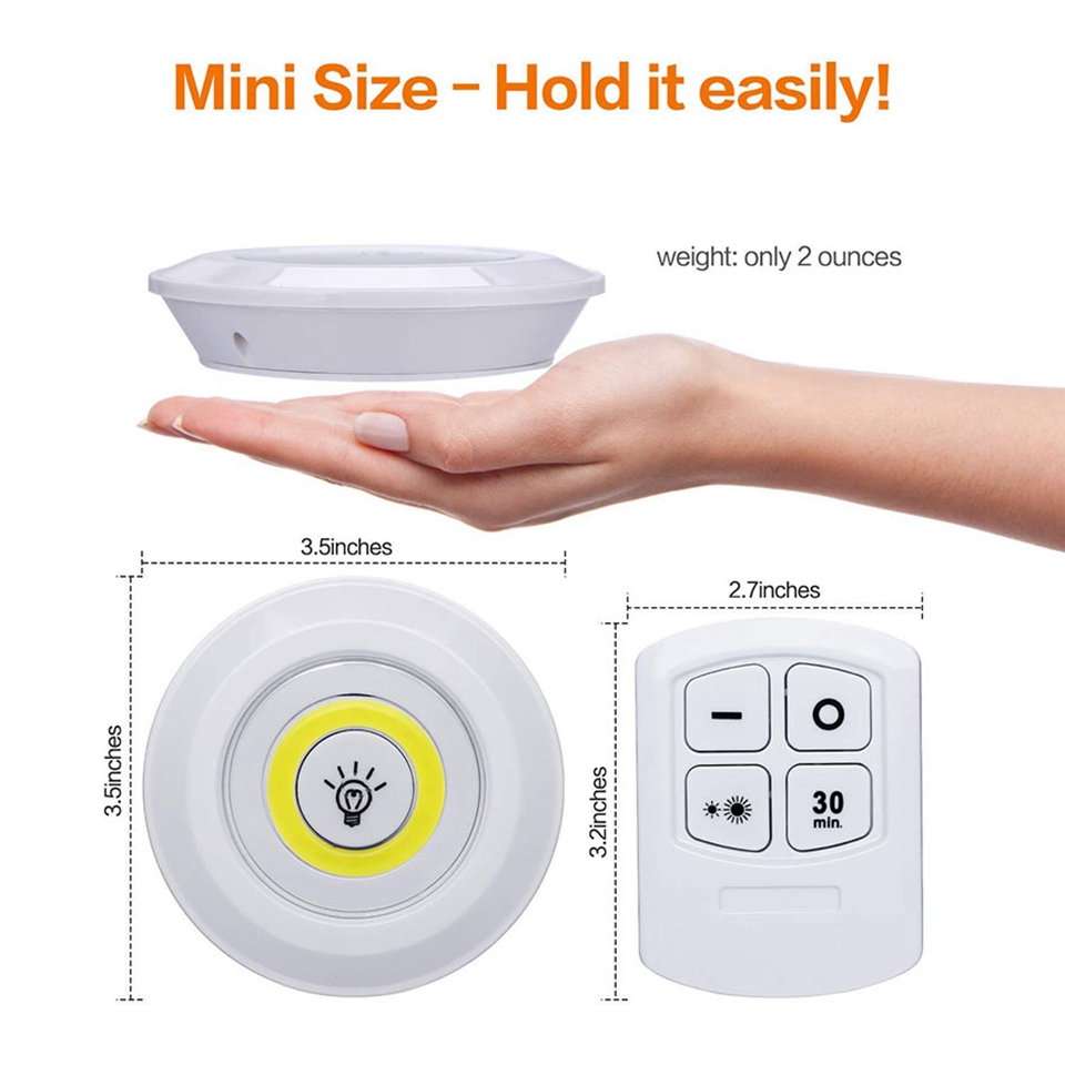 캐비닛 조명 아래 3W 슈퍼 밝은 Cob LED 무선  - Kitchen Appliances Cabinet 리뷰 및 가격