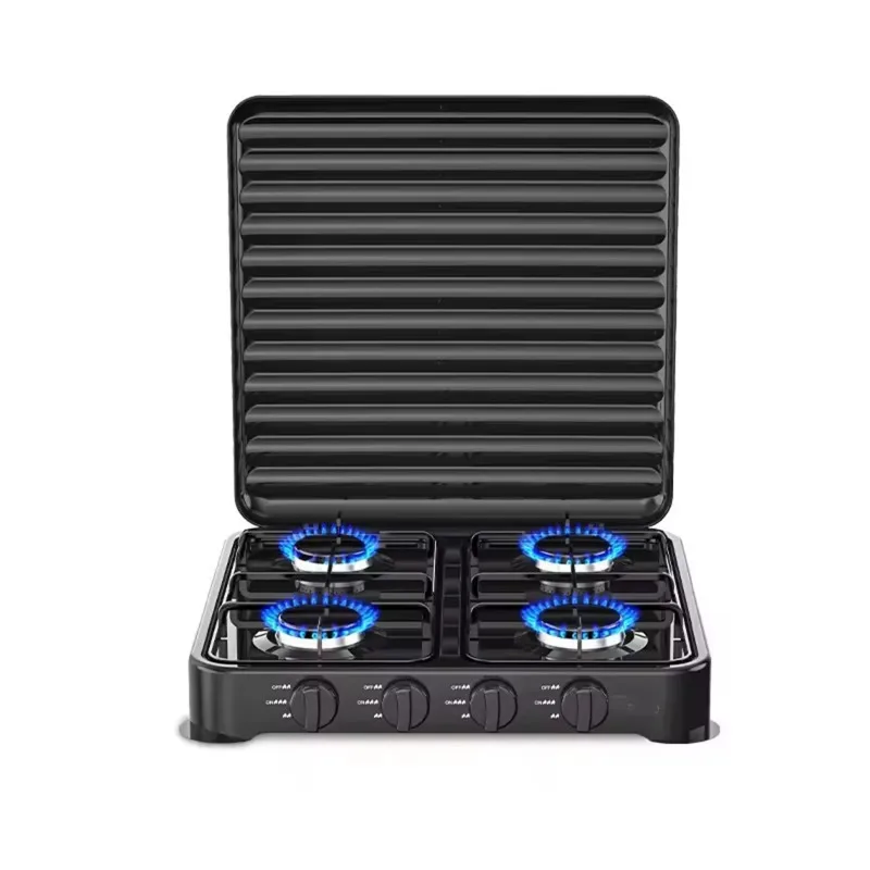 조리기구 액세서리 4 버너, 오븐이 있는 전기 가스 스 - Kitchen Appliances Electric Stove 리뷰 및 가격